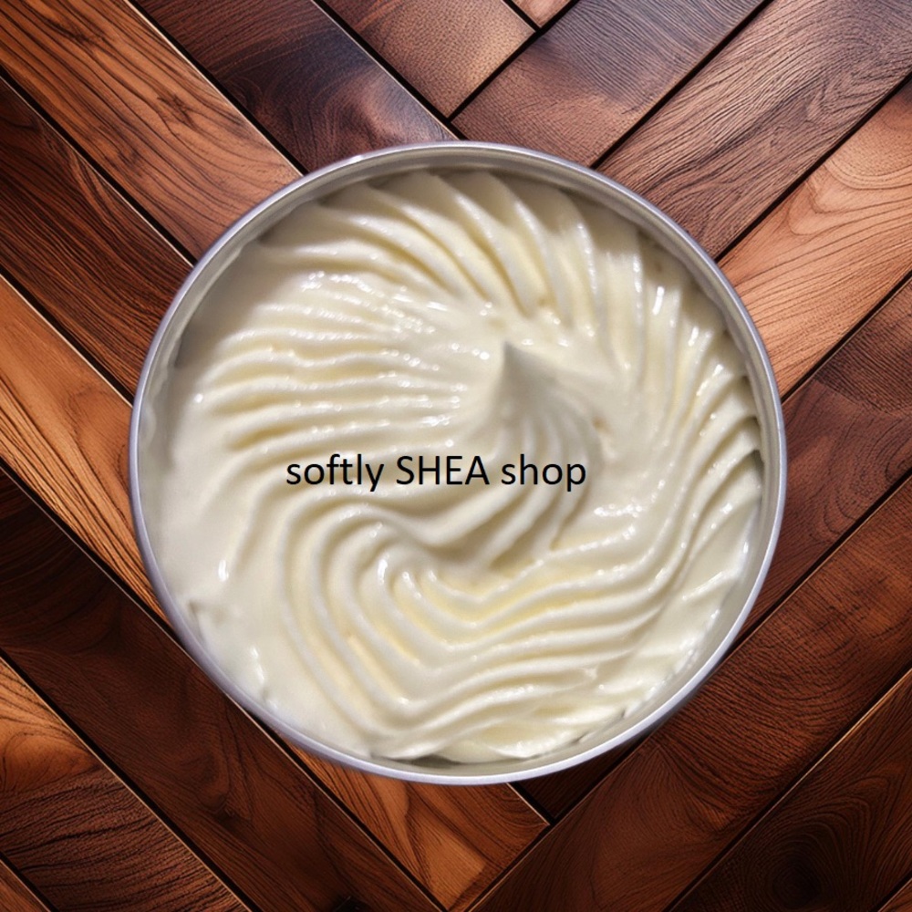 Lavender & Vanilla Whipped Shea Body Butter - Over 96% Organic Ingredients! 8oz